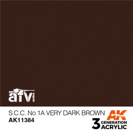 Acrylics 3rd generation S.C.C. No.1A Very Dark Brown