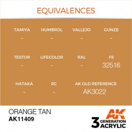 Acrylics 3rd generation Orange Tan