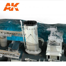 AK Interactive Elastic rigging bobbin mega-thin (Suitable for 1:700 and smaller scales)
