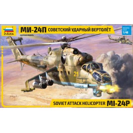 Zvezda 1:48 MI-24P Russian Attack Helicopter