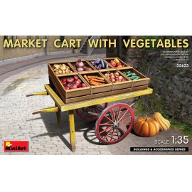 Miniart 1:35 Market Cart with Vegetables
