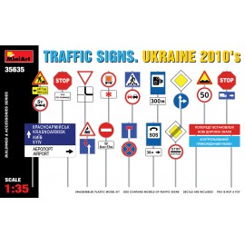 Miniart 1:35 Traffic signs Ukraine 2010´s