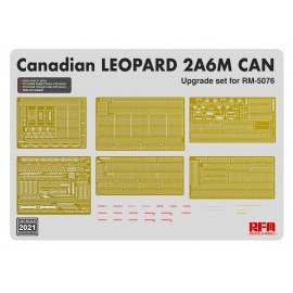 Ryefield model 1:35 Upgrade set for 5076 Canadian LEOPARD 2A6M CAN