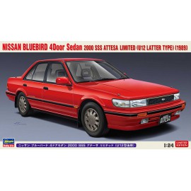 Hasegawa 1:24 Nissan Bluebird 4Door Sedan 2000 SSS Attesa Limited (U12 Latter Type) (1989)