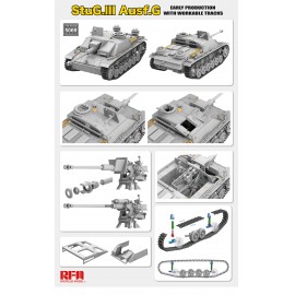 Ryefield model 1:35 StuG. III Ausf. G Early Production with workable track links