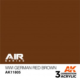 Acrylics 3rd generation WWI German Red Brown