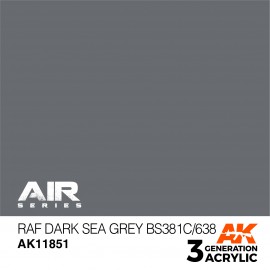 Acrylics 3rd generation RAF Dark Sea Grey BS381C/638