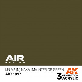 Acrylics 3rd generation IJN M3 (N) Nakajima Interior Green