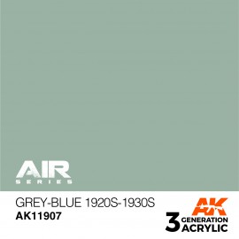 Acrylics 3rd generation Grey-Blue 1920s-1930s