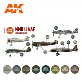 Acrylics 3rd generation WWII IJAAF Aircraft Colors SET 3G