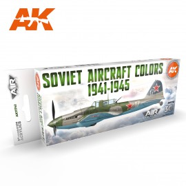 Acrylics 3rd generation Soviet Aircraft Colors 1941-1945 SET 3G