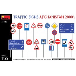 Miniart 1:35 Traffic Signs. Afghanistan 2000´s