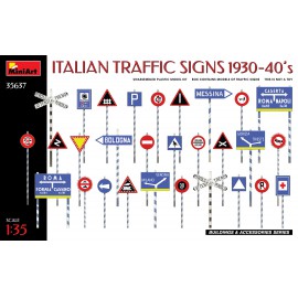 Miniart 1:35 Italian Traffic Signs 1930-40’s
