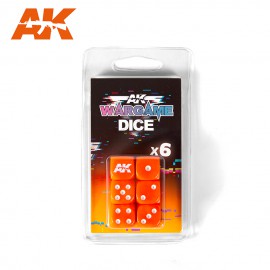AK Set 6 Dice (orange)