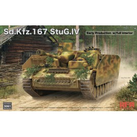 Ryefield model 1:35 Sd.Kfz.167 StuG.IV Early Production w/full interior & workable track links