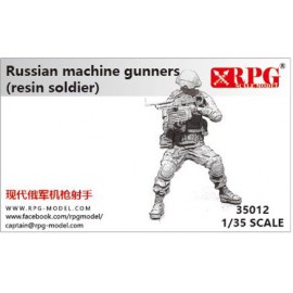 RPG-Model 1:35 Russian machine gunners (resin soldier)