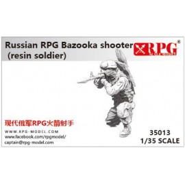 RPG-Model 1:35 Russian RPG Bazooka shooter (resin soldier)
