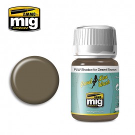 Ammo by Mig PLW Shadow for Desert Brown