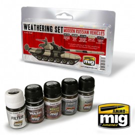 AMMO by Mig Modern Russian Vehicles Weathering Set