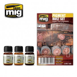 AMMO by Mig Pigment Rust Set