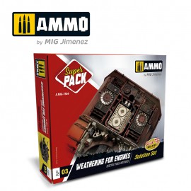 AMMO by Mig SUPER PACK Weathering for Engines