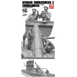 Border model 1:35 German Submarines & Commanders (Loading) 5 pcs (Műgyanta figurák)