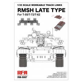 Ryefield model RM5067 1:35 RMSH late type workable track links for T-55/T-72/T62 (Plastic model)