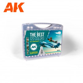 Acrylics 3rd generation AK11706 The best 120 colors for Aircraft