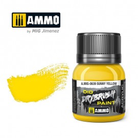 AMMO by Mig Drybrush Sunny Yellow szárazecseteléshez