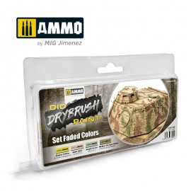 AMMO by Mig Drybrush set Faded Colors