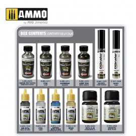 AMMO by Mig SUPER PACK Metallics