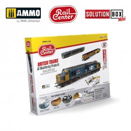 AMMO Rail Center Solution box mini #3 British trains. All Weathering Products