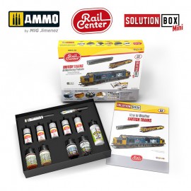 AMMO Rail Center Solution box mini #3 British trains. All Weathering Products