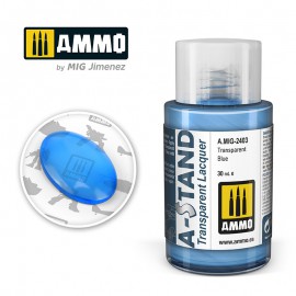 AMMO by Mig A-STAND Transparent Blue