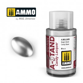 AMMO by Mig A-Stand Bright Silver Candy base
