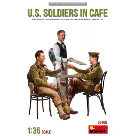 Miniart MT35406 1:35 U.S. Soldiers in Cafe