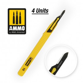 AMMO by Mig Mini Blade Curved (4 pcs)