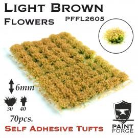 Paint Forge PFFL2605 Light Brown Flowers
