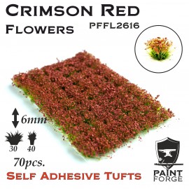 Paint Forge PFFL2616 Crimson Red Flowers