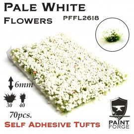 Paint Forge PFFL2618 Pale White Flowers