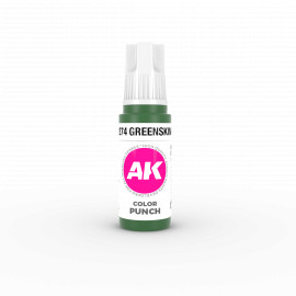 Acrylics 3rd generation AK11274 Greenskin Punch COLOR PUNCH 17 ml